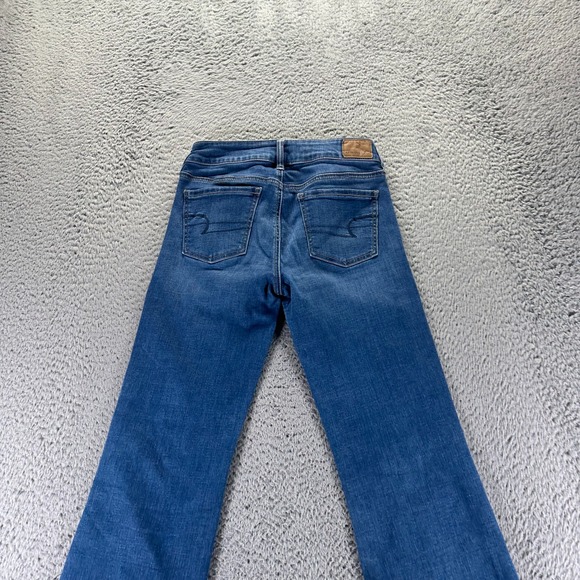 American Eagle Outfitters Favorite Jeans Womens 0 Blue Denim Boyfriend Stretch - Picture 8 of 12